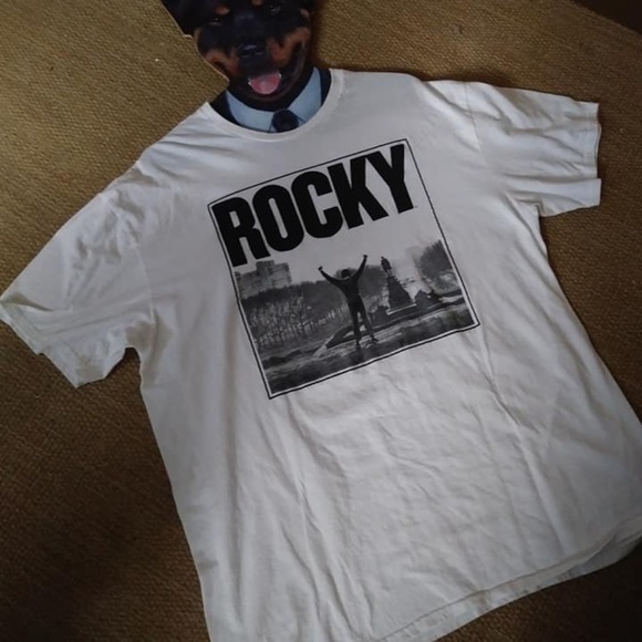 Rocky Other - *Men's Rocky White T-Shirt XL